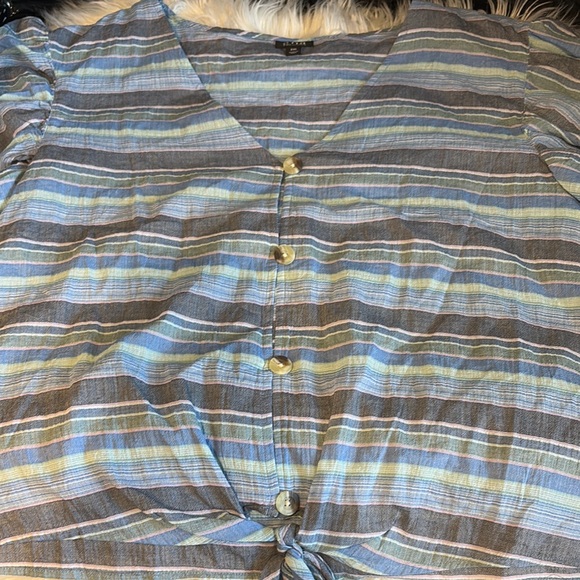 Ana NWT Striped Shirt - Picture 1 of 8